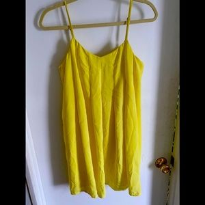 Flowy yellow dress